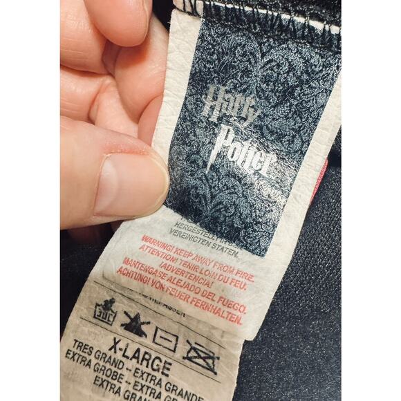 Rubies Harry Potter Gryffindor Robe Child Size XL Black Cosplay Costume Cape - Picture 7 of 7